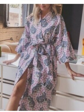 Printfresh Tiger Queen Robe S/M NWT